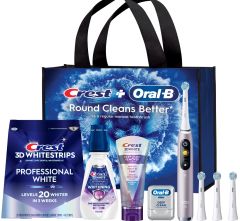 Crest + Oral-B Whitening & Gum Health Electric Toothbrush System Rose Quartz