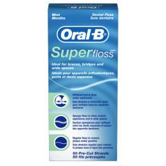 Oral-B Superfloss Office Pack Mint, 50 count