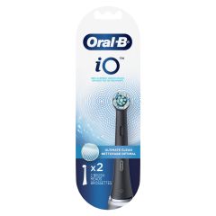 Oral-B® iO™ Ultimate Clean Replacement Brush Head - Black, 2 count