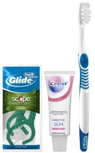 Crest+Oral-B Sensitive Manual Toothbrush Solution