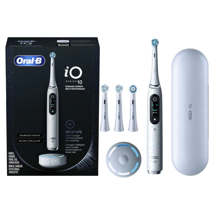 Oral-B iO10 Stardust White Electric Rechargeable Toothbrush