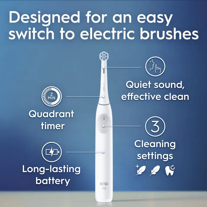 Oral-B iO2 Pure White Electric Toothbrush