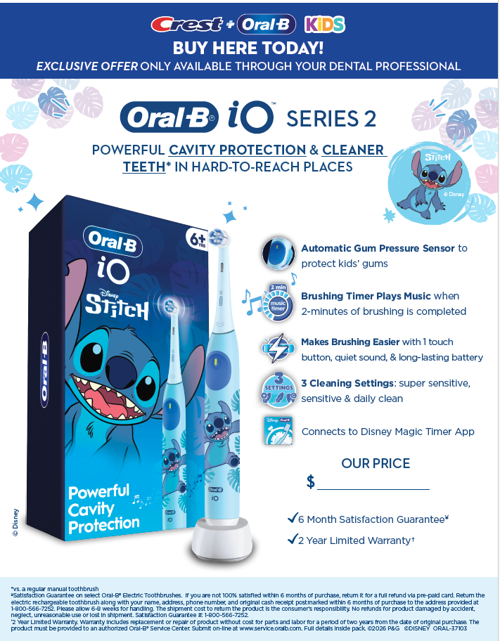 Office Signage for Oral-b IO
